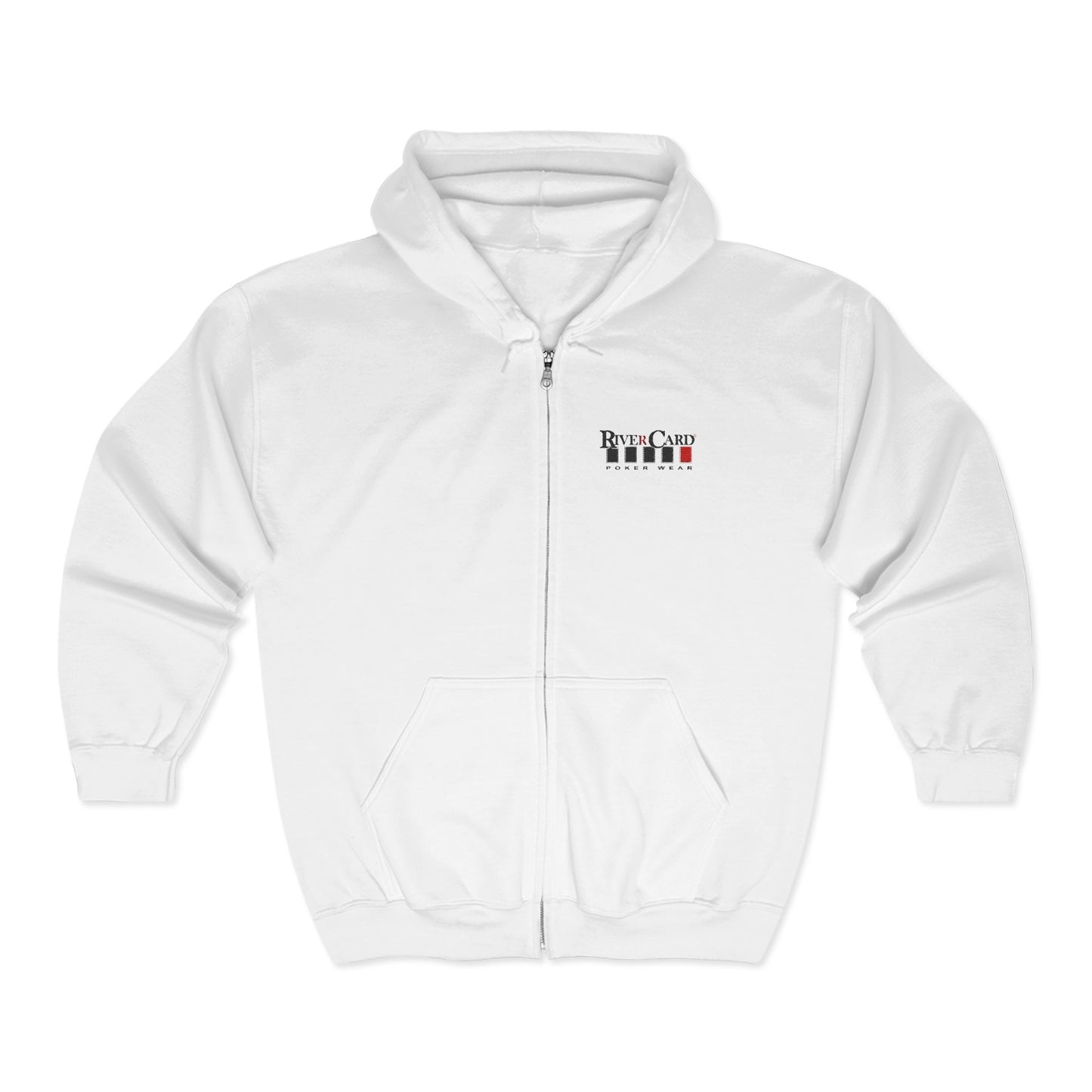 Official RiverCard Poker Hoodie - White