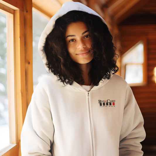 Official RiverCard Poker Hoodie - White